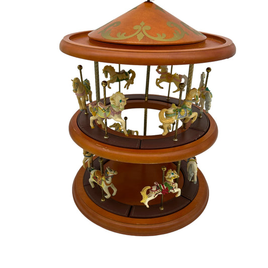 Princeton Gallery Carousel Stand and 12 Birthstone Horses Assembly Required