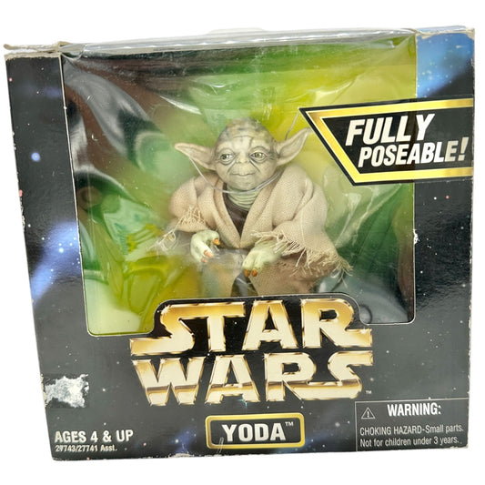 Star Wars Yoda Action Figure Poseable Collectible Kenner 1995 Authentic Style