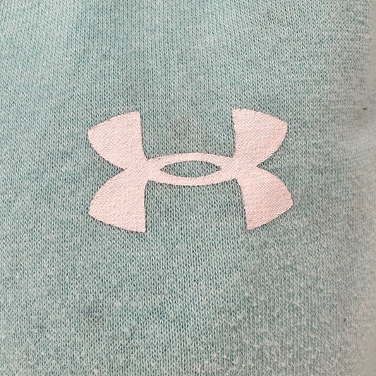 Under Armour 1/2 Zip Sweatshirt Womens XS Light Blue Loose Kangaroo Pocket