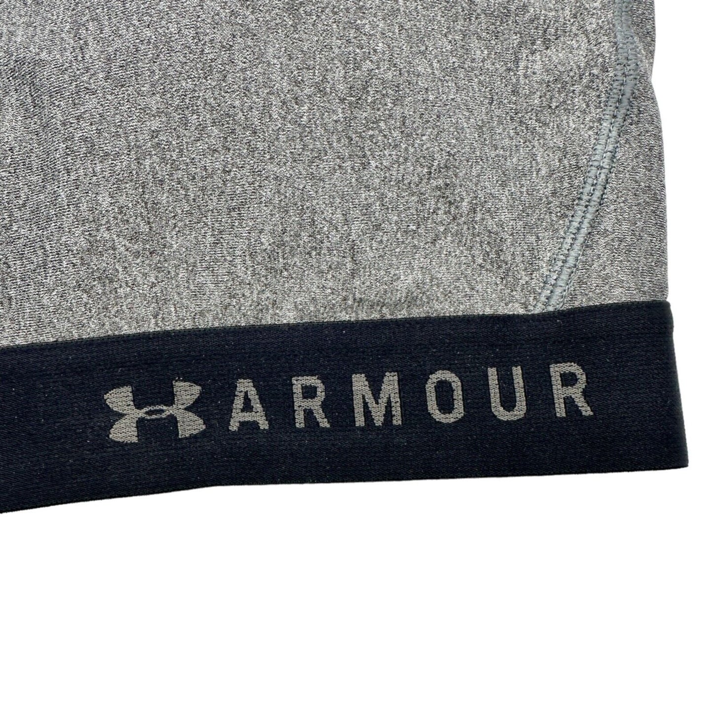 Under Armour Large Compression Sports Bra Gray and Black