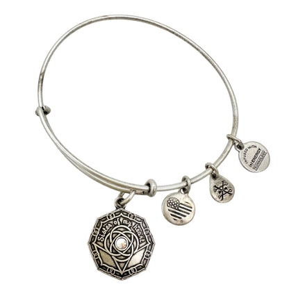 Alex and Ani Bracelet 2017 Bridesmaid Sister of My Heart Silvertone