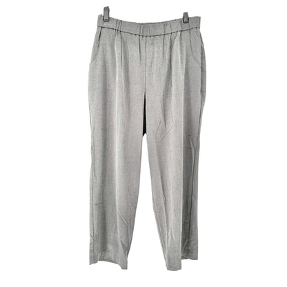 Womens Stretch Pants 16WS Gray Wide Leg Polyester Rayon Blend Croft & Barrow
