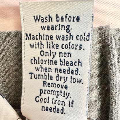 Womens Stretch Pants 16WS Gray Wide Leg Polyester Rayon Blend Croft & Barrow