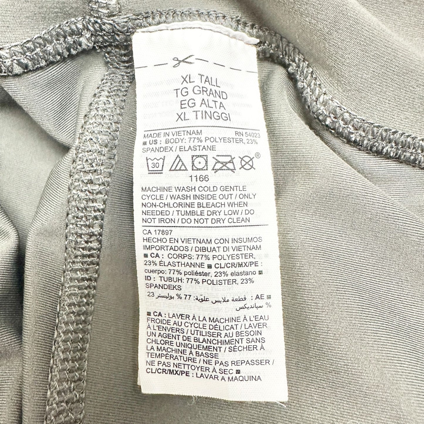 Old Navy Active Powersoft High-Rise Capris Pocket Leggings XL Tall Olive Green