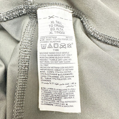 Old Navy Active Powersoft High-Rise Capris Pocket Leggings XL Tall Olive Green