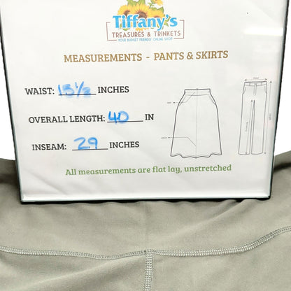 Old Navy Active Powersoft High-Rise Capris Pocket Leggings XL Tall Olive Green