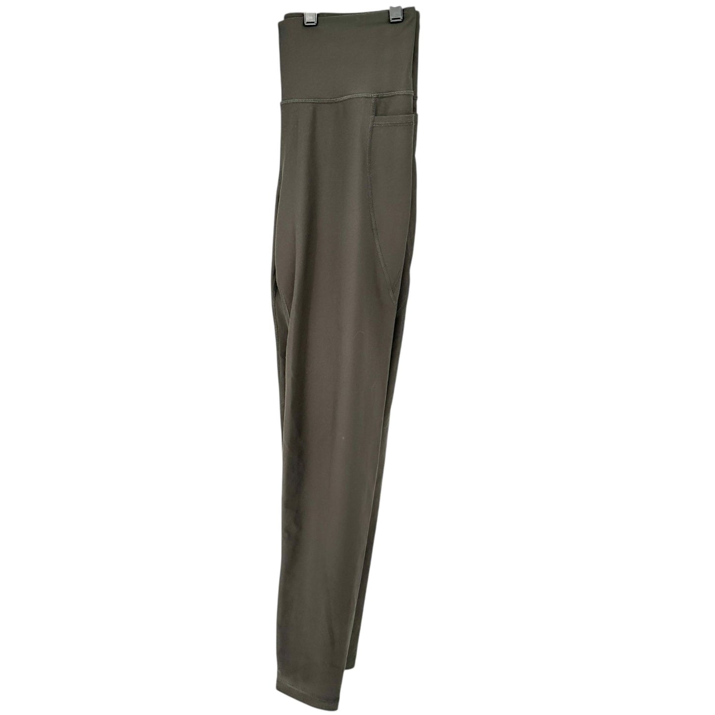 Old Navy Active Powersoft High-Rise Capris Pocket Leggings XL Tall Olive Green