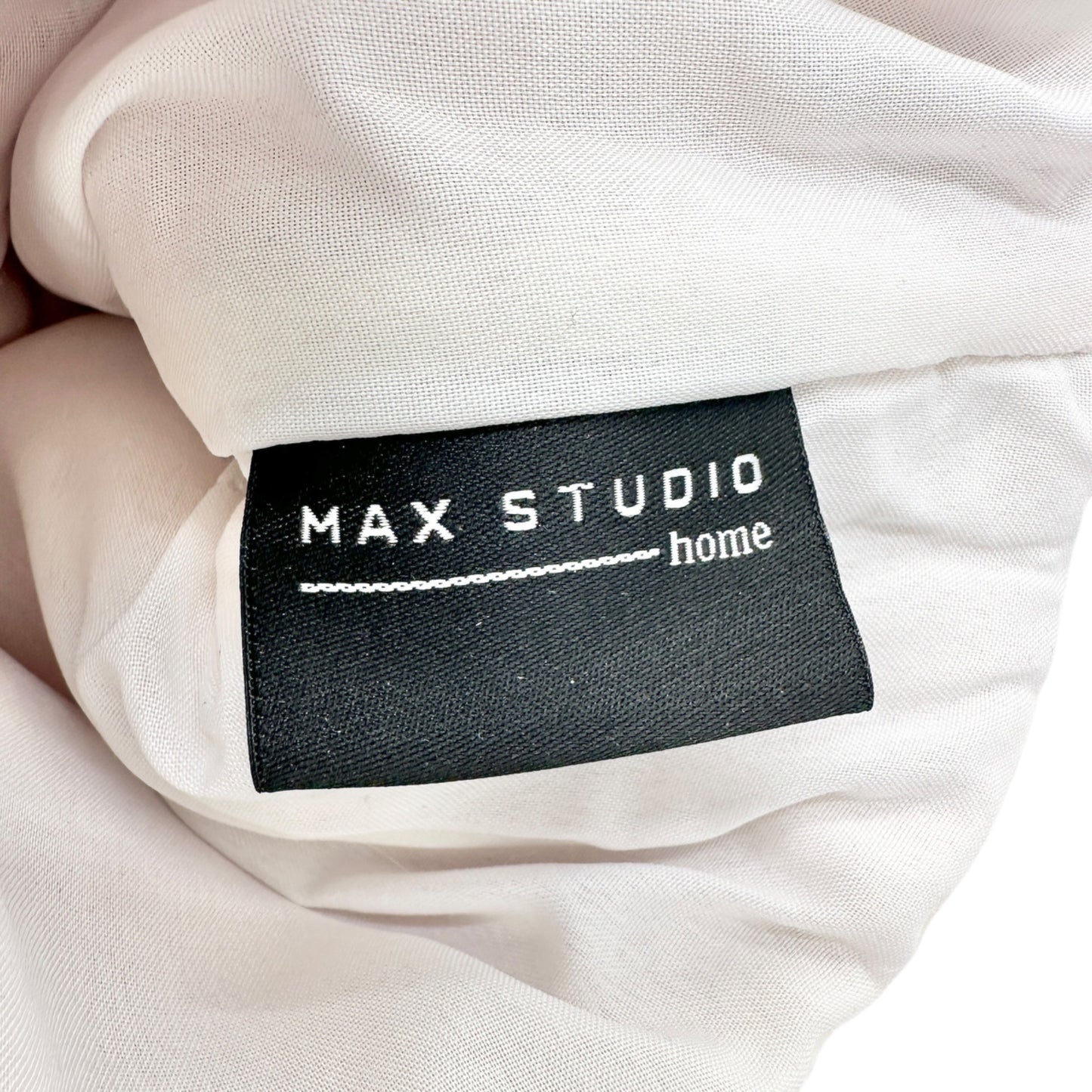 Max Studio Home Red Velvet Christmas Stocking Faux Fur Cuff Beaded Tree Design