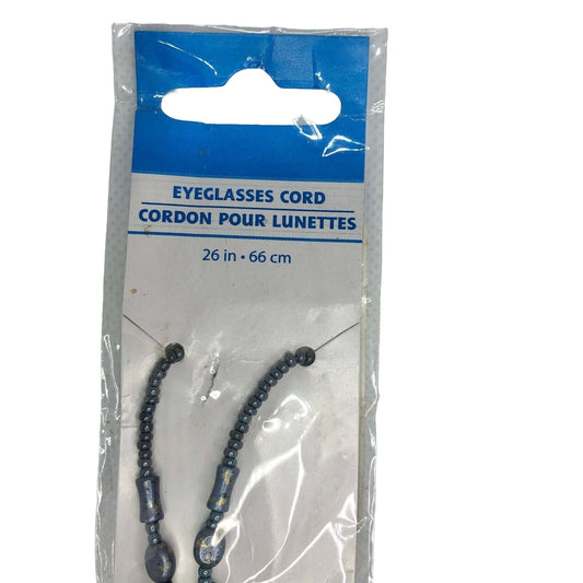 Eyeglass Cord Purple Beaded Classy Convenient NIP