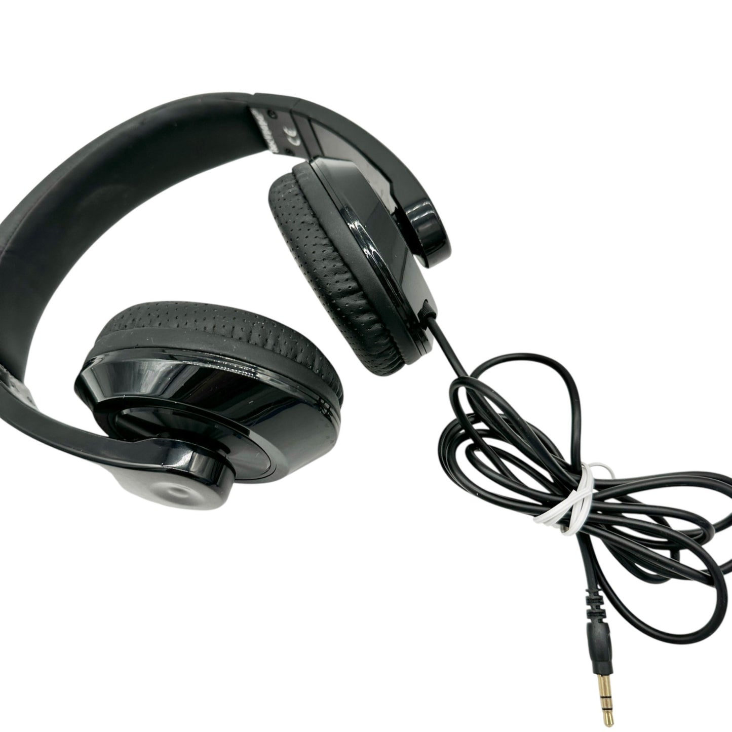 Rockpapa Wired Over Ear Stereo Headphones Black Adjustable Lightweight Design