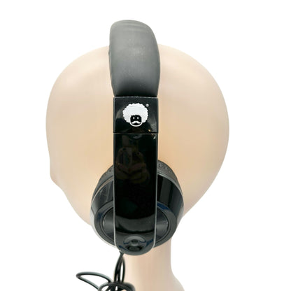 Rockpapa Wired Over Ear Stereo Headphones Black Adjustable Lightweight Design