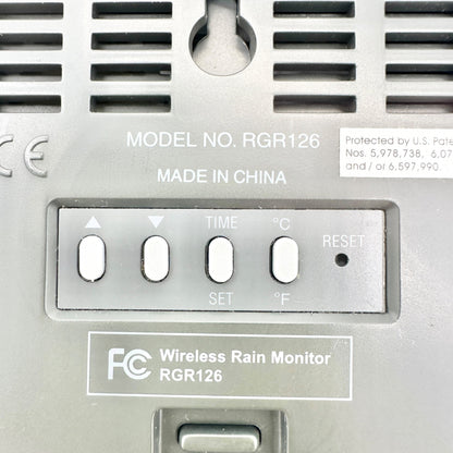 Oregon Scientific Wireless Rain Monitor RGR126 Digital Display Weather Station