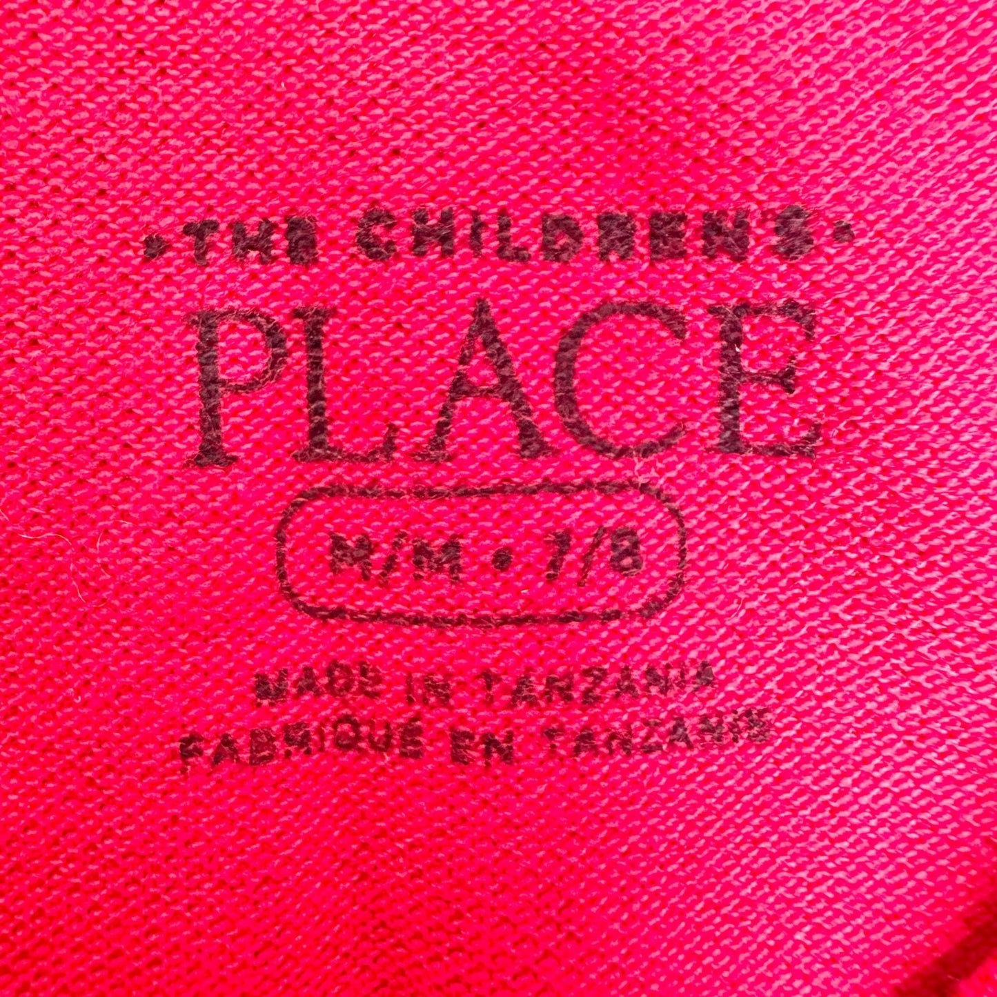 The Childrens Place Polo Shirt Boys M 7/8 Red Short-Sleeve Cotton Classic Fit