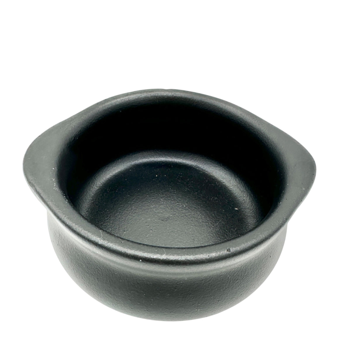 Tuxton Black Matte Ceramic Bowl 12 Oz Witches Cauldron Minor Cosmetic Flaws