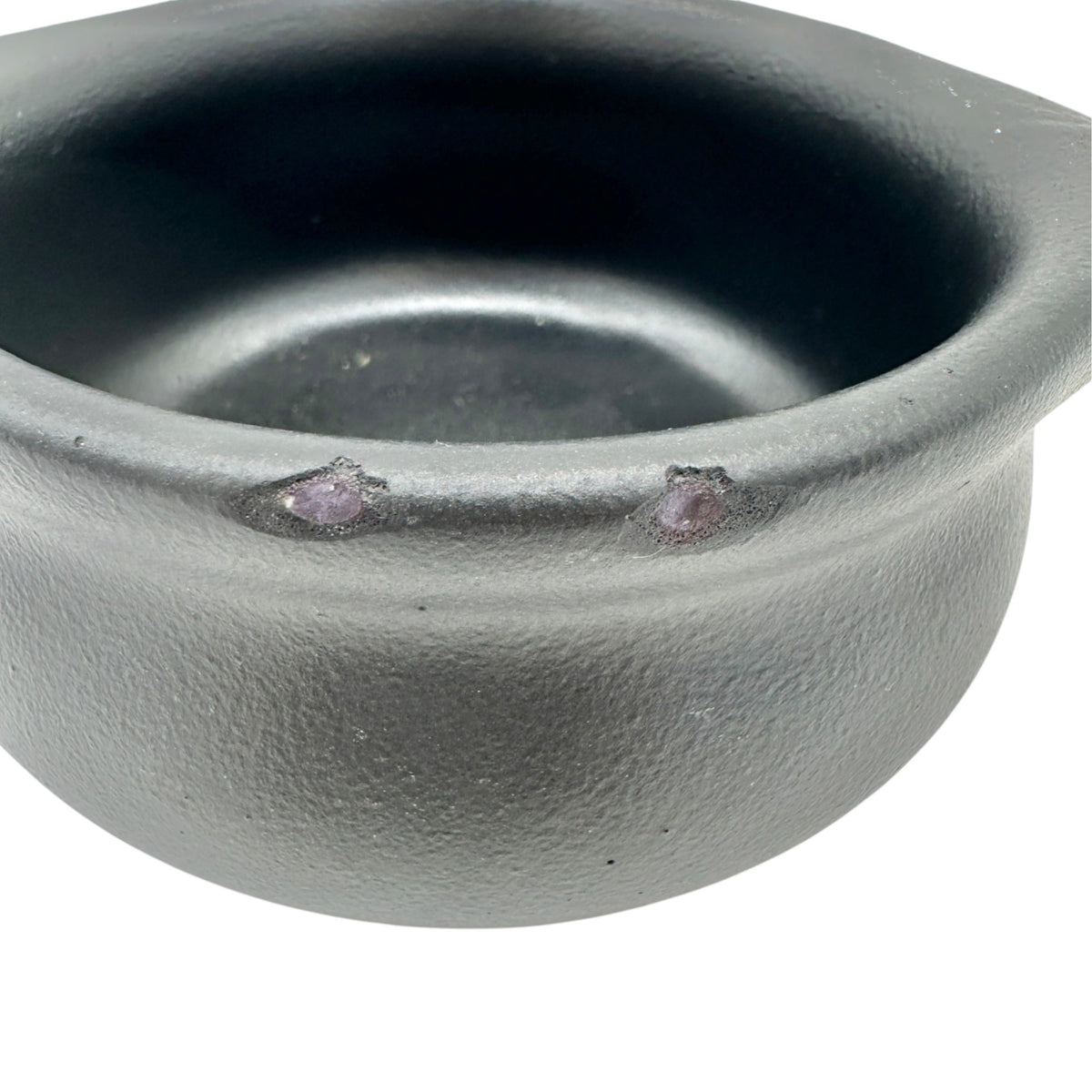 Tuxton Black Matte Ceramic Bowl 12 Oz Witches Cauldron Minor Cosmetic Flaws
