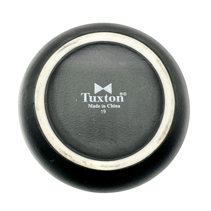 Tuxton Black Matte Ceramic Bowl 12 Oz Witches Cauldron Minor Cosmetic Flaws