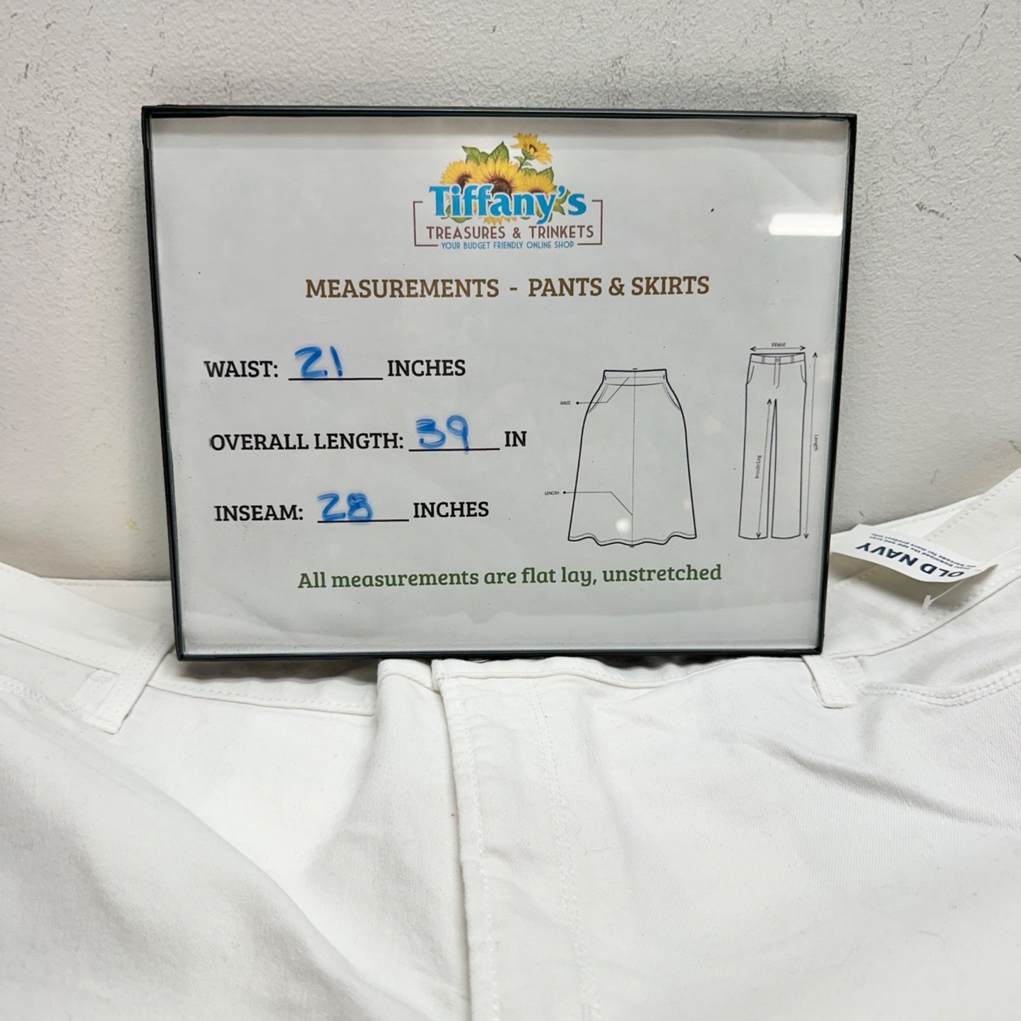 Old Navy WOW Super Skinny Denim Pants Womens 22 White High-Rise Stretchy NWT