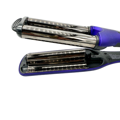 Ion Titanium Pro Triple Barrel Waver Hair Styling Tool Purple 12” Model 301197
