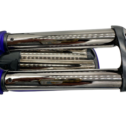 Ion Titanium Pro Triple Barrel Waver Hair Styling Tool Purple 12” Model 301197
