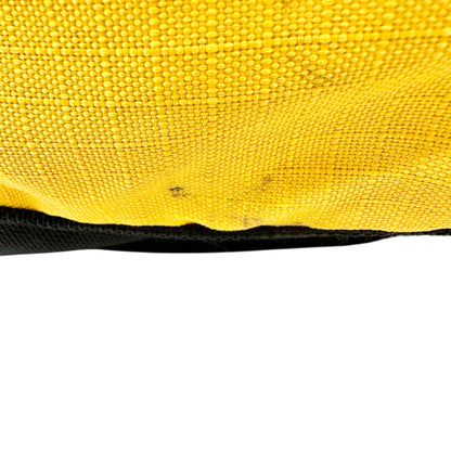 Timberland Duffle Bag Yellow and Black Mesh With Adjustable Shoulder Strap EUC
