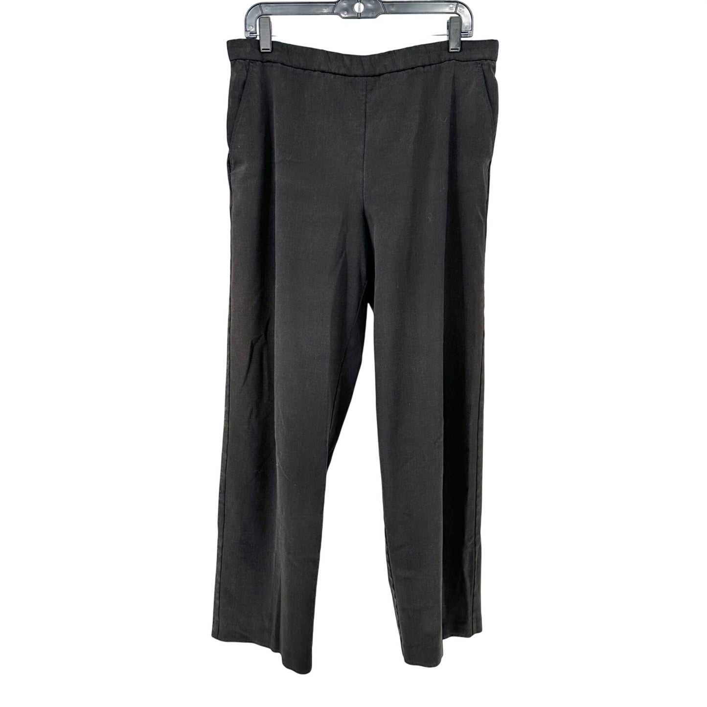 Briggs New York Pants Womens Size 16 Black Wide-Leg Stretchy Comfortable