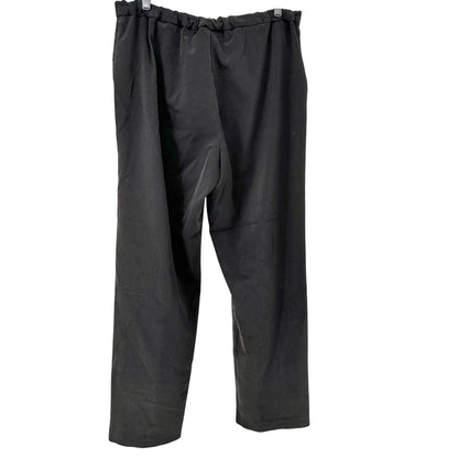 Briggs New York Pants Womens Size 16 Black Wide-Leg Stretchy Comfortable