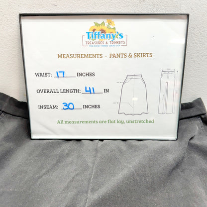 Briggs New York Pants Womens Size 16 Black Wide-Leg Stretchy Comfortable