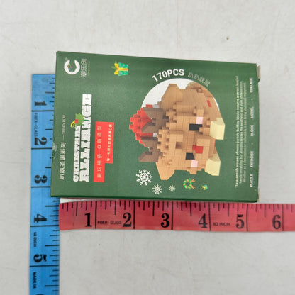 Christmas Alliance Reindeer 170-Piece Mini Block Set Educational Toy
