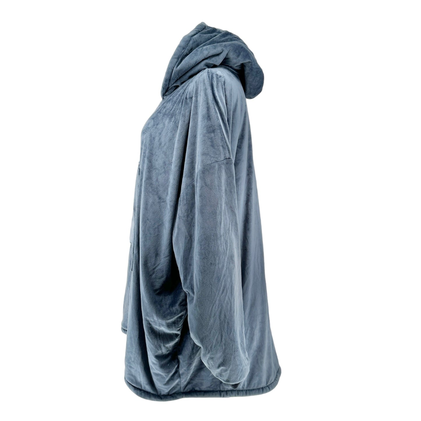 The Comfy Original The Blanket You Wear Blue Fleece Lined