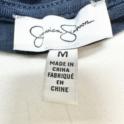 Jessica Simpson Set 2 Shirts Women's Medium Mood Indigo Burnt Sienna V-neck NWT