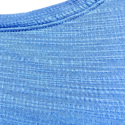 Simply Vera Vera Wang Modern Tee Womens M Blue Textured Short Sleeve