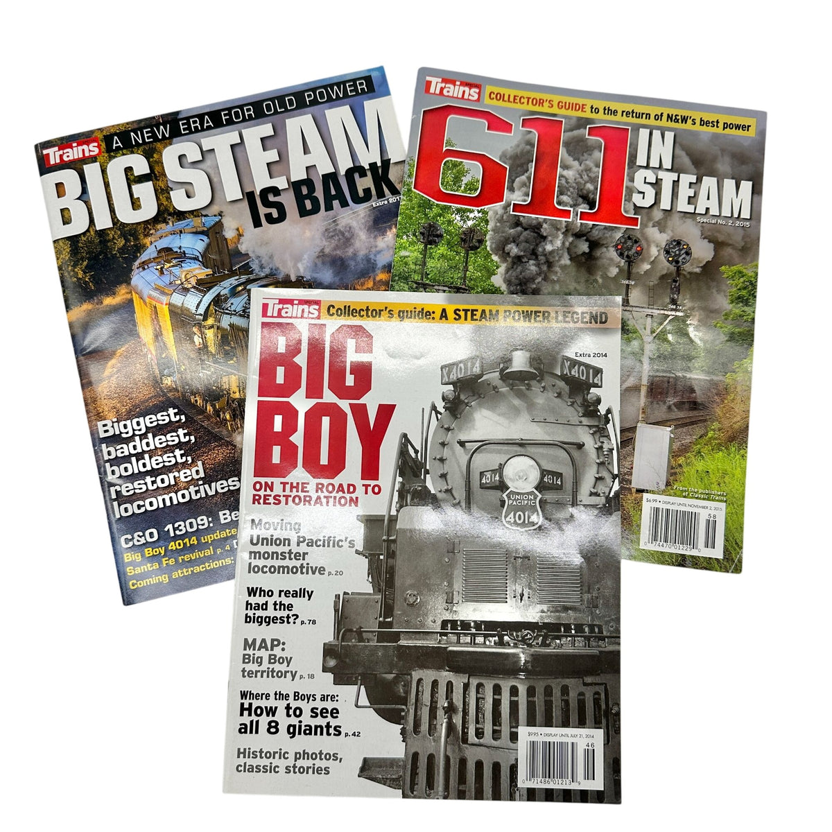 Model Trains Magazine Bundle Big Boy 611 Big Steam Issues Collectors Reference