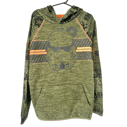 Jumping Beans Star Wars Stormtrooper Hoodie Boys Size 8 Active Green LS Pullover
