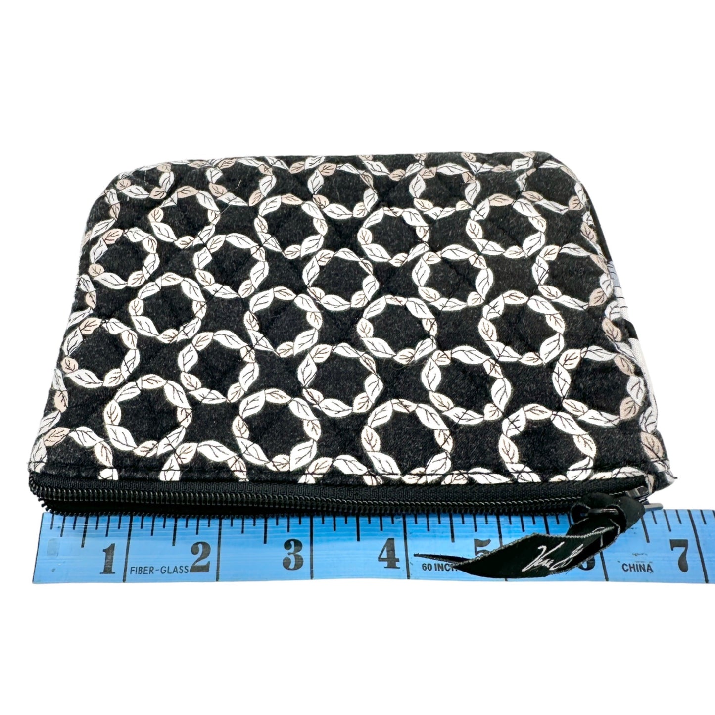 Vera Bradley Camellia Make Up Bag 7 x 5 Black White NWOT