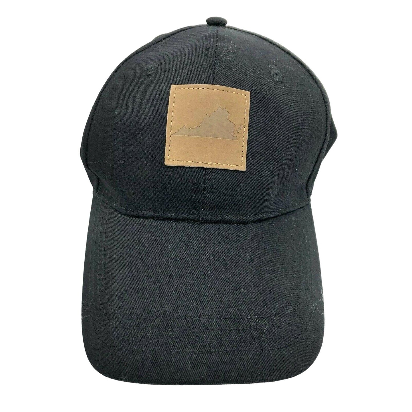 Gertex State of Virginia Black Baseball Cap Hat Adjustable