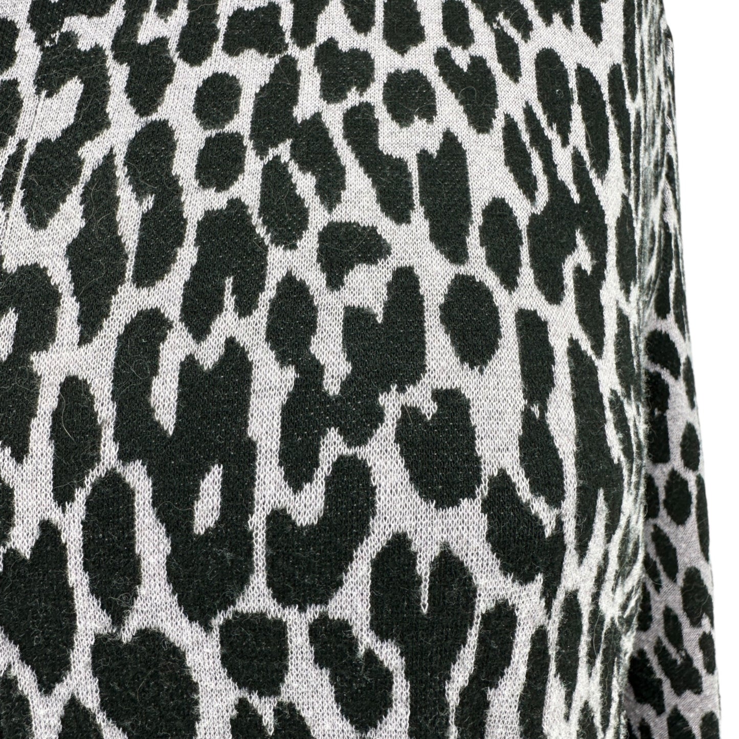 Tyler Böe Tunic Dress Womens XL Pink Background Black Leopard Spots Cowl Neck