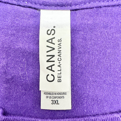 Need an Alpaca T-Shirt 3XL Purple w White Lettering Bella Canvas Cotton