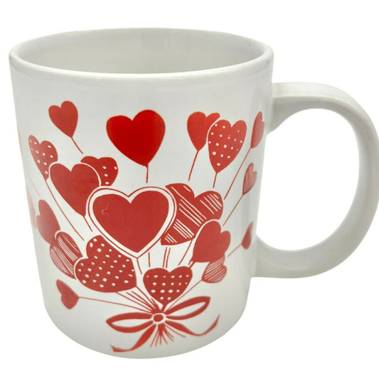 Bouquet of Hearts 6oz White Mug Valentines Lovers