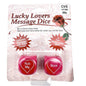 Lucky Lovers Message Dice Fun Party Adult Gift Idea Valentines Day Anniversary