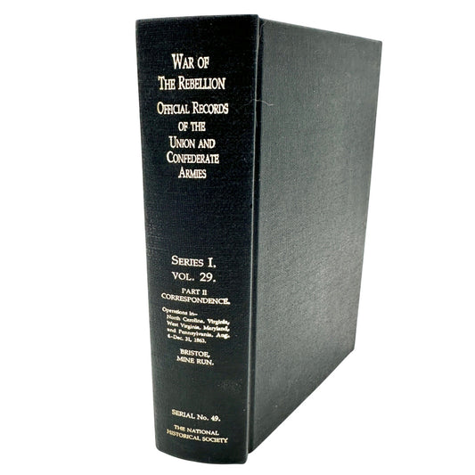 War Of The Rebellion Official Records Union Confederate Armies Vol. 29 Part II