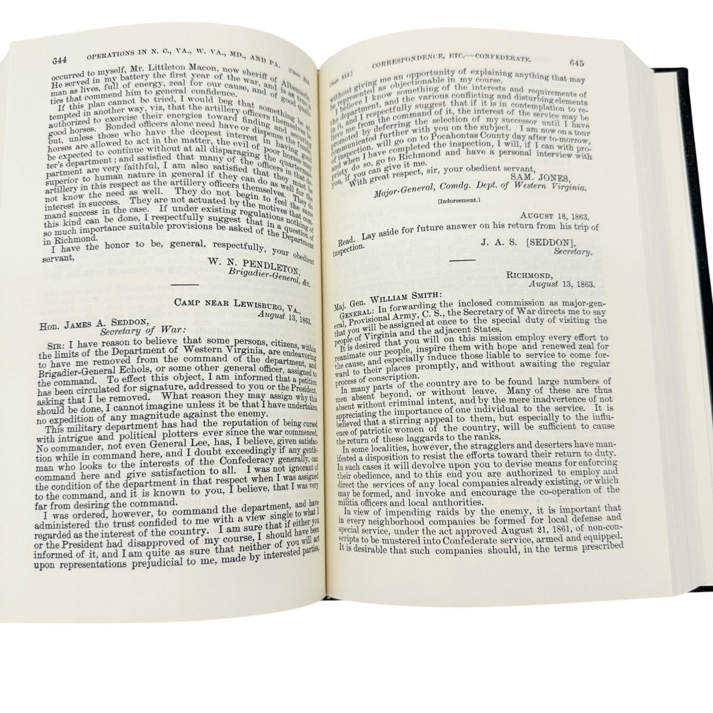 War Of The Rebellion Official Records Union Confederate Armies Vol. 29 Part II