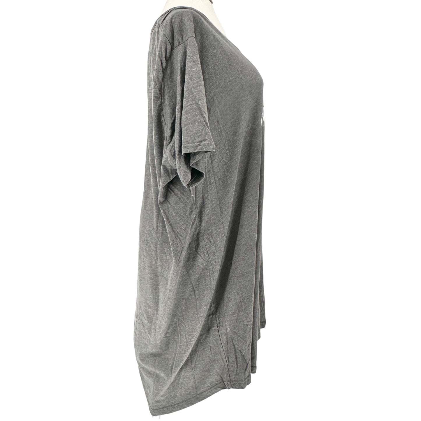 Im Not Doing Sht Today Graphic Lounge Sleep Dress 4X Gray Soft Instant Message