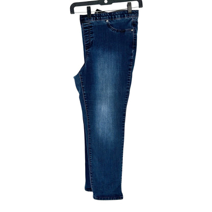 Kim Rogers Curvy Denim Jeans Womens 18WS Stretchy Blue Wash Comfort Fit