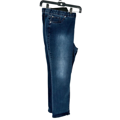 Kim Rogers Curvy Denim Jeans Womens 18WS Stretchy Blue Wash Comfort Fit