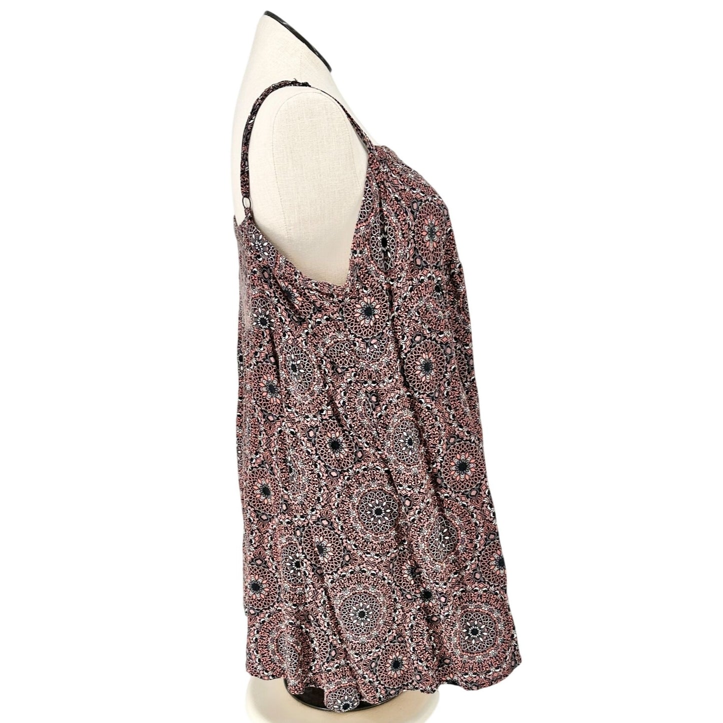 Torrid 2 Mini Challis Sundress Womens 18-20 Black Multi Side Pockets Lightweight