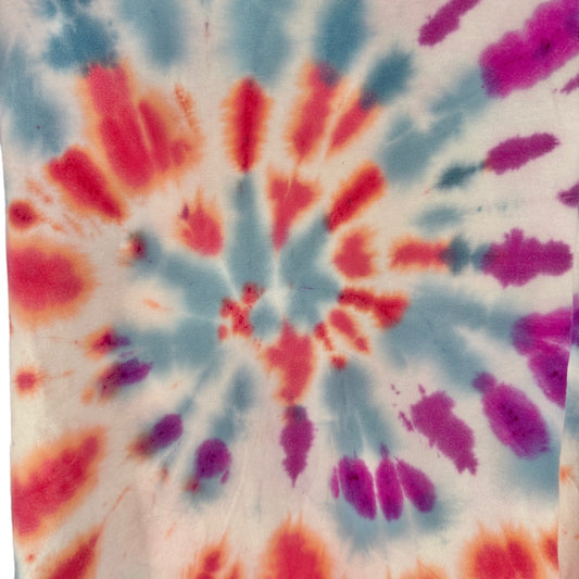 Hanes Tie-Dye T-Shirt XL Unisex Most Comfortable SS Tagless Multicolor Swirl