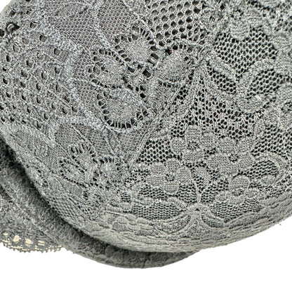 Torrid Bra 40DDD Black Push Up Plunge Padded Lace Straight Back
