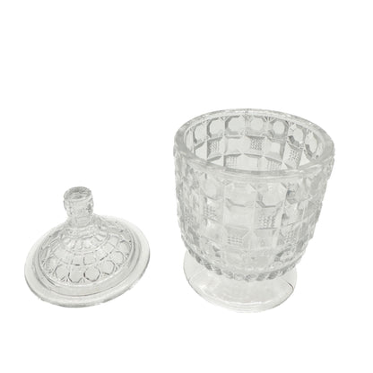 Vintage 4 Pc Childrens Table Set Tappan Glass TS-53 Sugar Creamer Goblet Butter