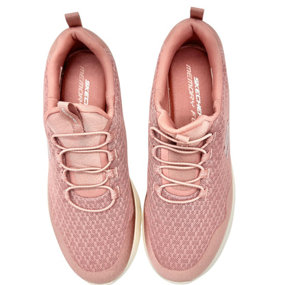 Skechers Memory Foam Slip On Sneakers Womens US 7 Pink Lightweight Comfort Shoes