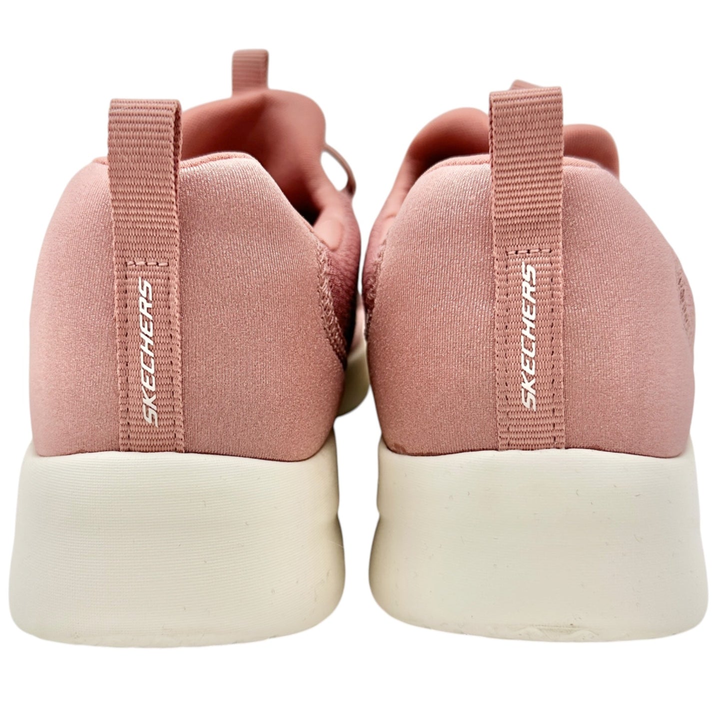 Skechers Memory Foam Slip On Sneakers Womens US 7 Pink Lightweight Comfort Shoes